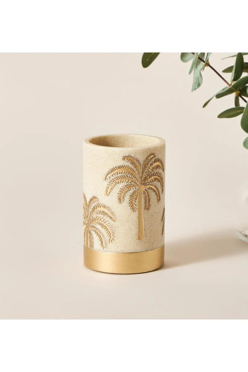 لايف ستايل Palm Tree Embossed Tumbler